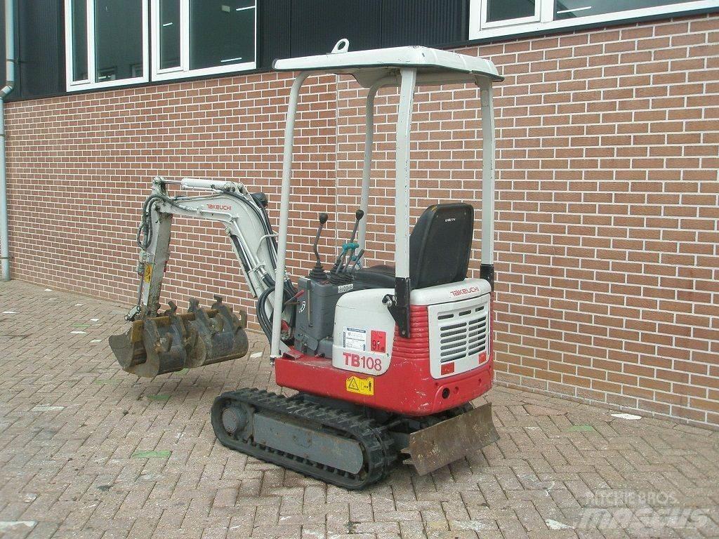Takeuchi TB108 Mini rýpadlá < 7t