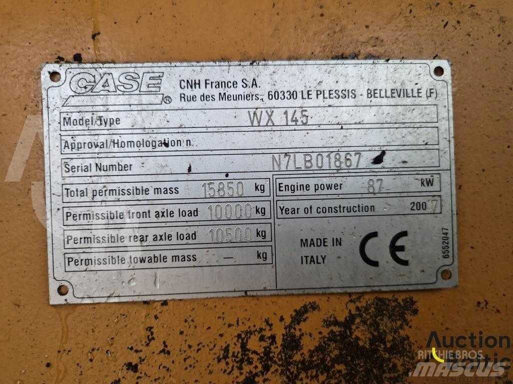 CASE WX 145 Kolesové rýpadlá