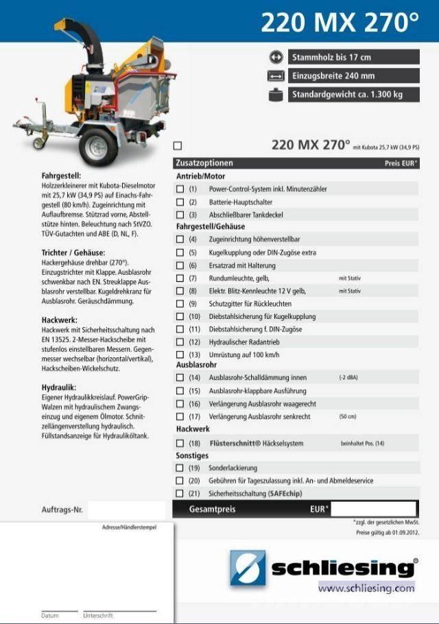 Schliesing 220 MX Štiepkovače