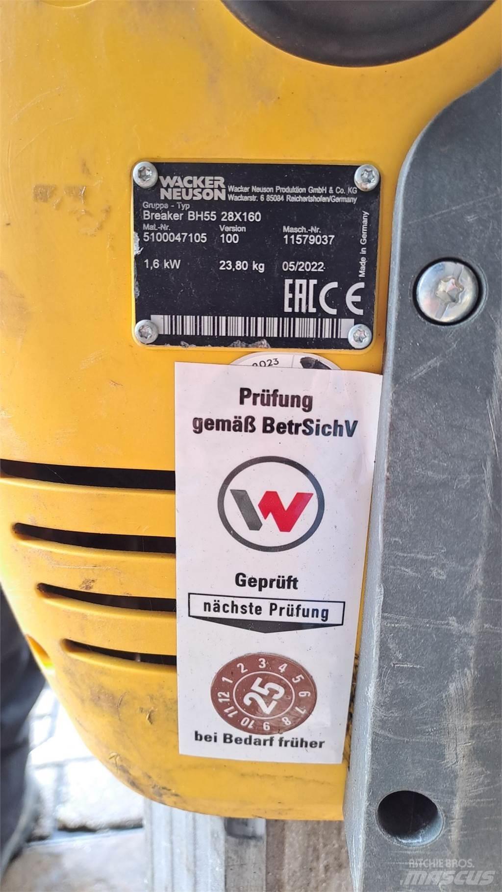 Wacker Neuson BH55 Vibračné zhutňovače
