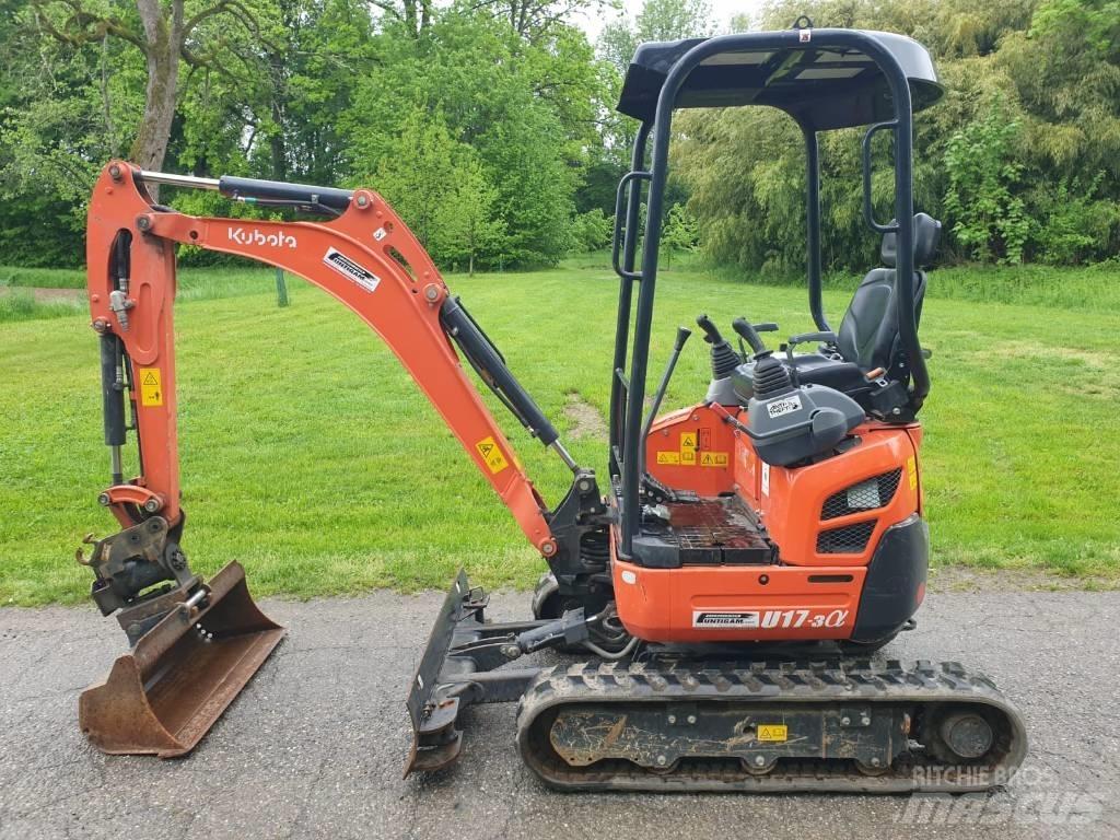 Kubota U 17-3a Mini rýpadlá < 7t