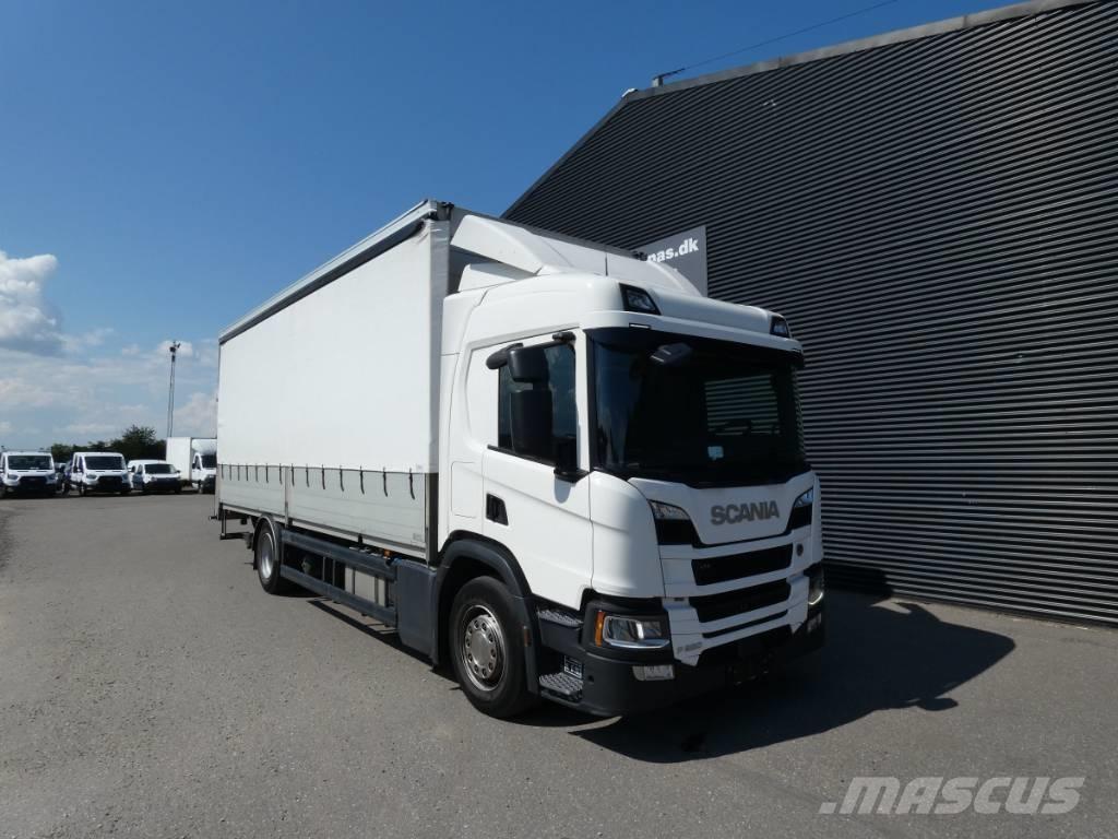 Scania P 280 Nákladné vozidlá s bočnou zhrnovacou plachtou