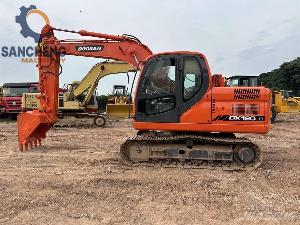 Doosan DX 120 Midi rýpadlá 7 t - 12 t