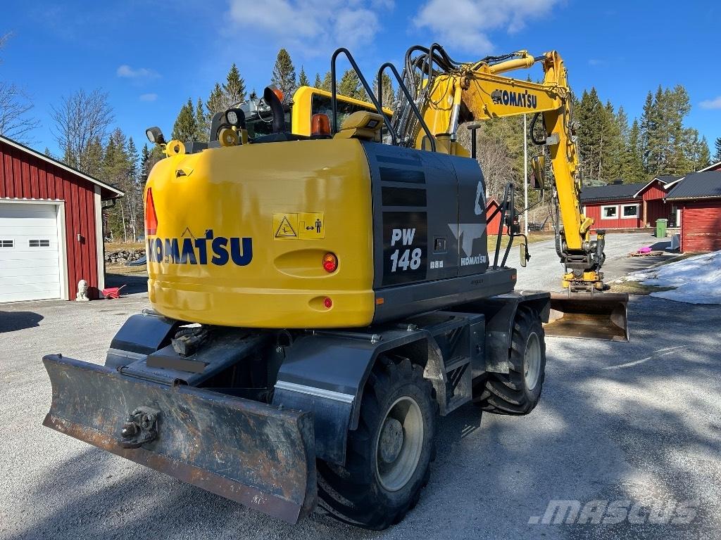 Komatsu PW 148-10 Kolesové rýpadlá
