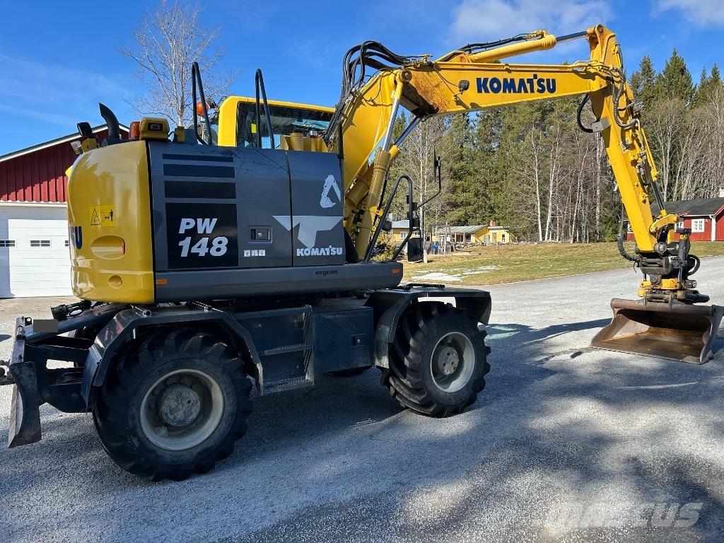 Komatsu PW 148-10 Kolesové rýpadlá