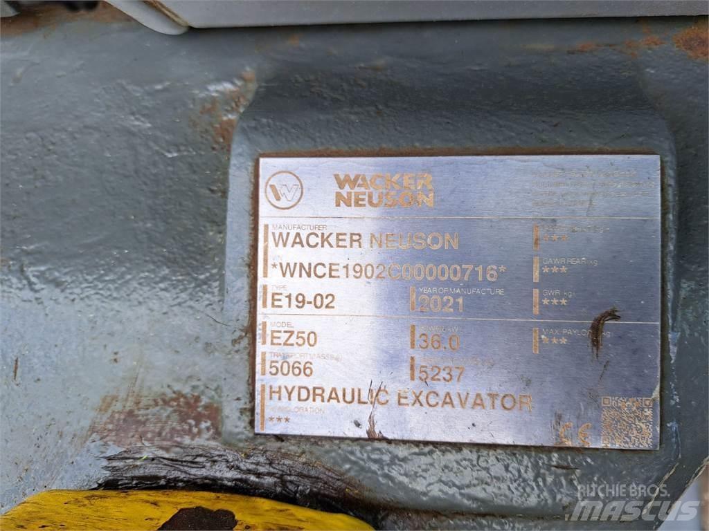 Wacker Neuson EZ50 Pásové rýpadlá