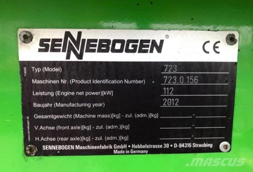 Sennebogen 723 Kolesové nakladače