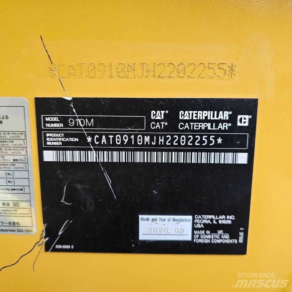 CAT 910M Kolesové nakladače