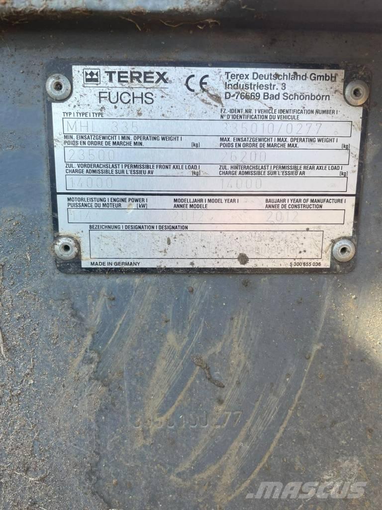 Fuchs MHL 335 Stroje pre manipuláciu s odpadom