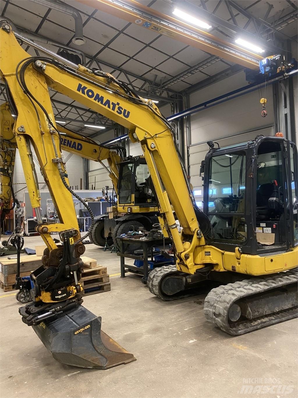 Komatsu PC55MR-5 Mini rýpadlá < 7t