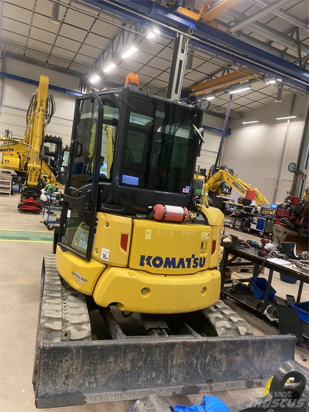 Komatsu PC55MR-5 Mini rýpadlá < 7t