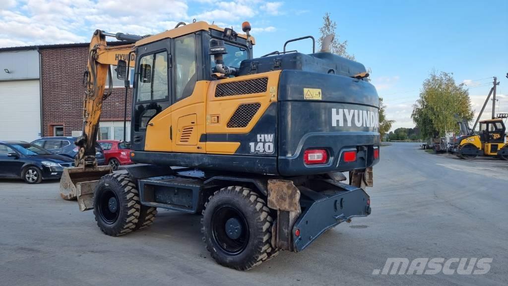 Hyundai HW 140 Kolesové rýpadlá