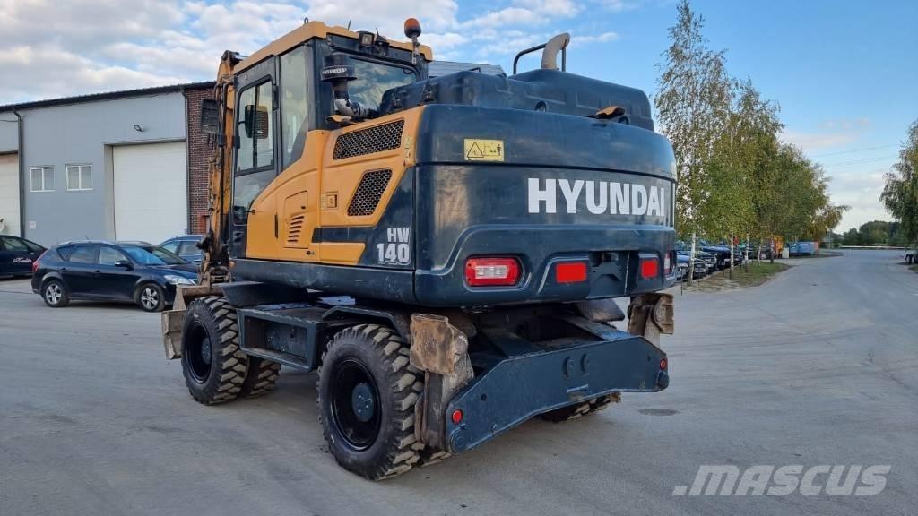 Hyundai HW 140 Kolesové rýpadlá