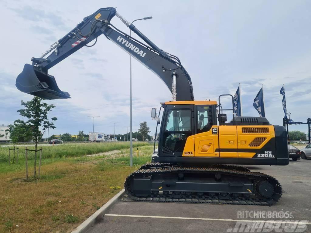 Hyundai HX220AL Pásové rýpadlá