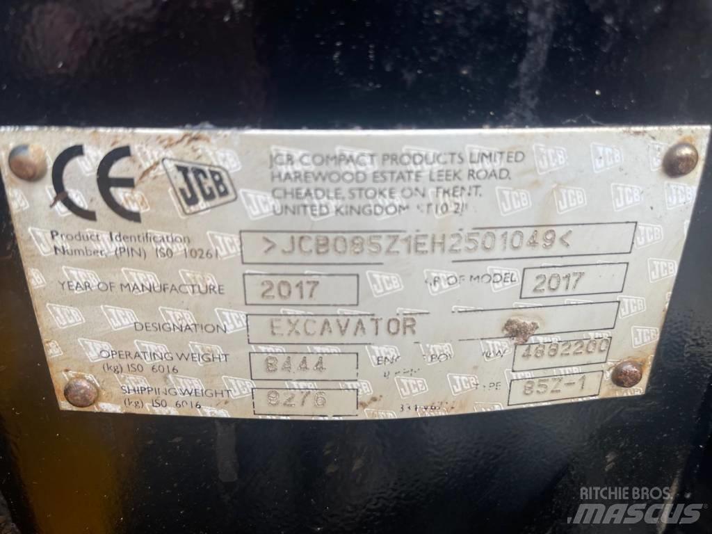 JCB 85 Z Midi rýpadlá 7 t - 12 t