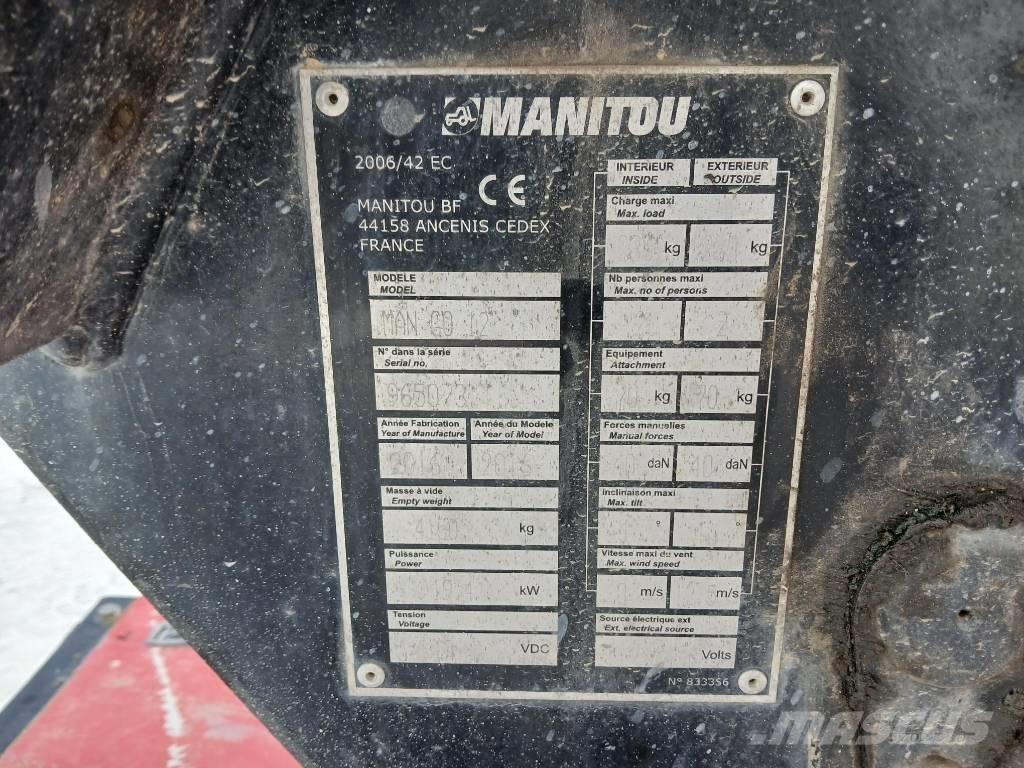 Manitou ManGo 12 Kĺbové plošiny