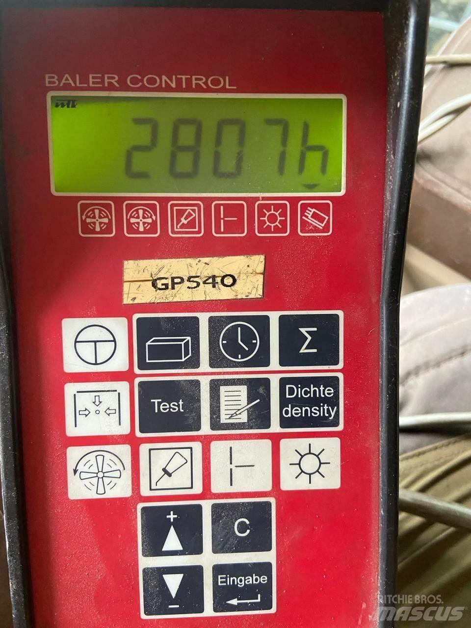 Case IH 540 Lisy na hranaté balíky