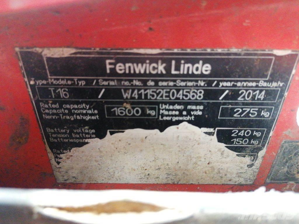 Linde T16 Nízkozdvižný vozík