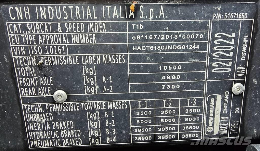 New Holland T 6.180 Traktory