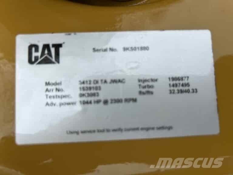 CAT 3412E Lodné motorové jednotky