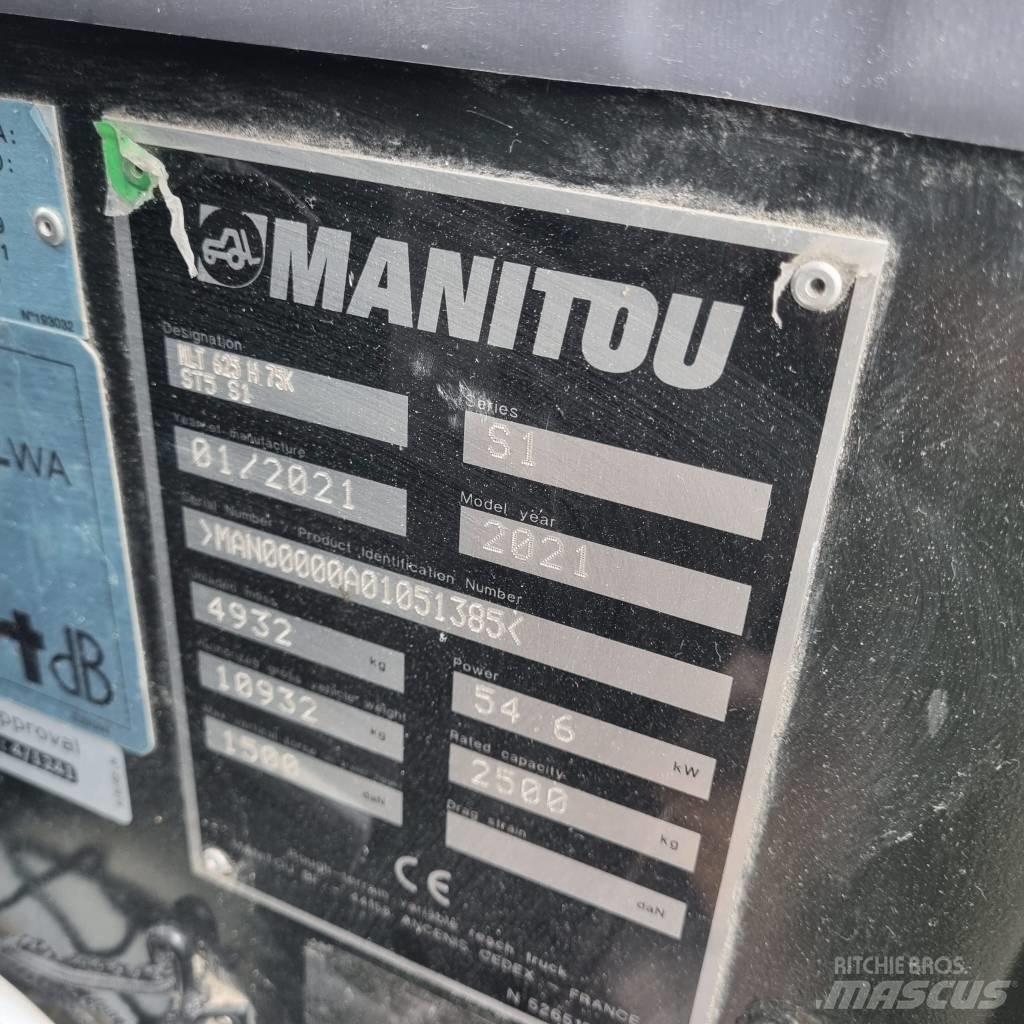 Manitou MLT 625-75 H Teleskopické manipulátory