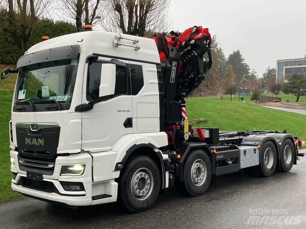 MAN TGS 35.510 Autožeriavy, hydraulické ruky