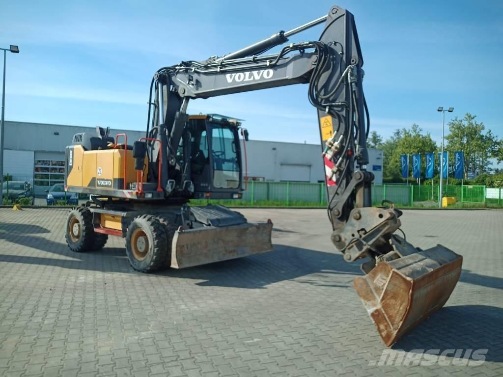 Volvo EW 180 E Kolesové rýpadlá