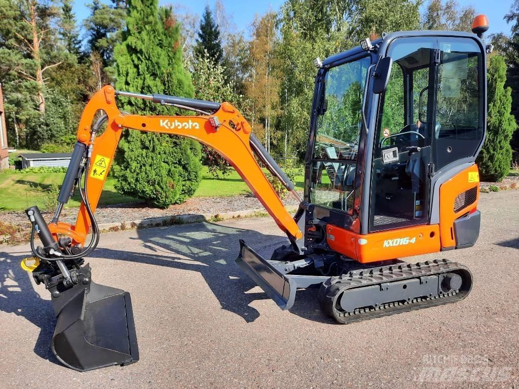 Kubota KX016-4 Mini rýpadlá < 7t