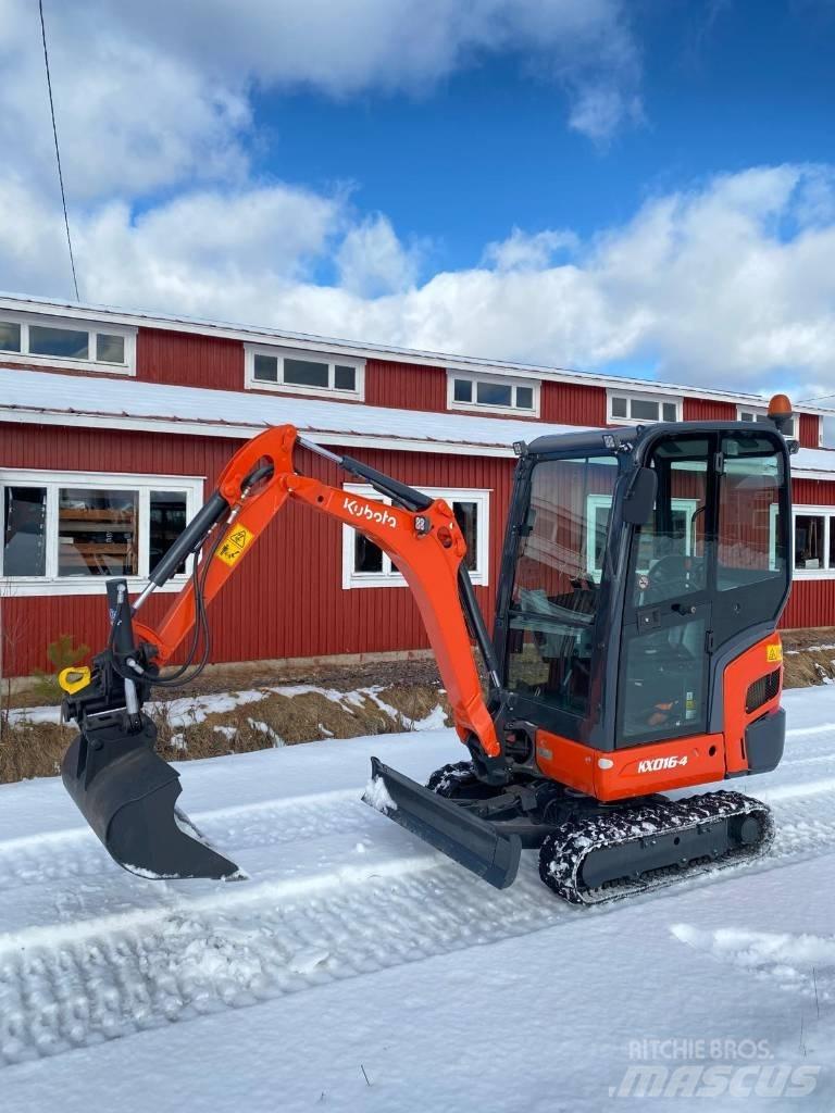 Kubota KX016-4 Mini rýpadlá < 7t
