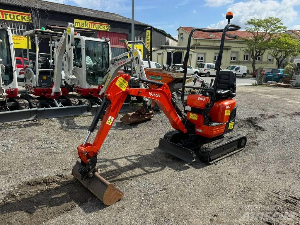 Kubota U 10-3 Mini rýpadlá < 7t