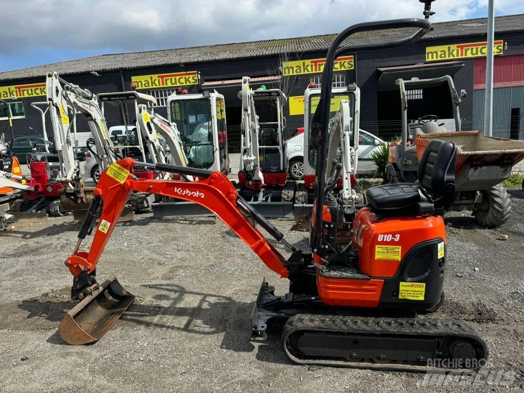Kubota U 10-3 Mini rýpadlá < 7t