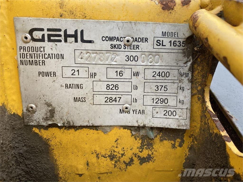 Gehl SL1650 Mininakladače