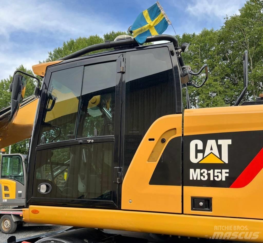 CAT 315 F Kolesové rýpadlá