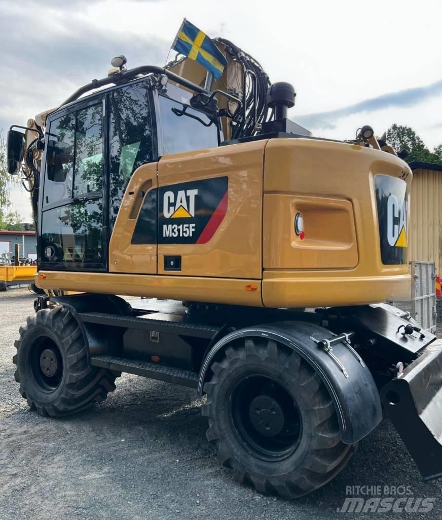 CAT 315 F Kolesové rýpadlá