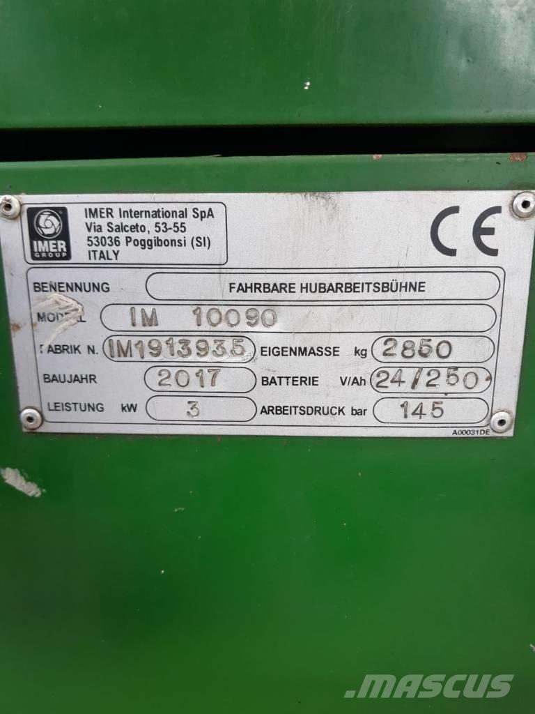 Imer IM 10090 Nožnicové zdvíhacie plošiny