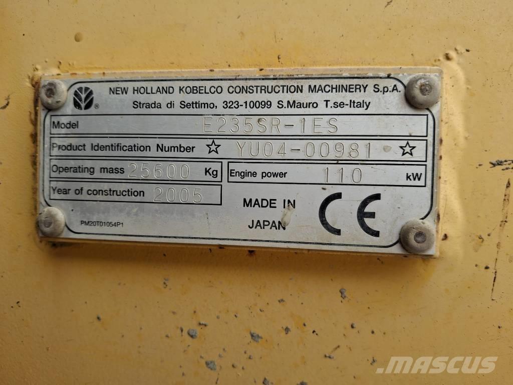 New Holland E 235 SR Pásové rýpadlá