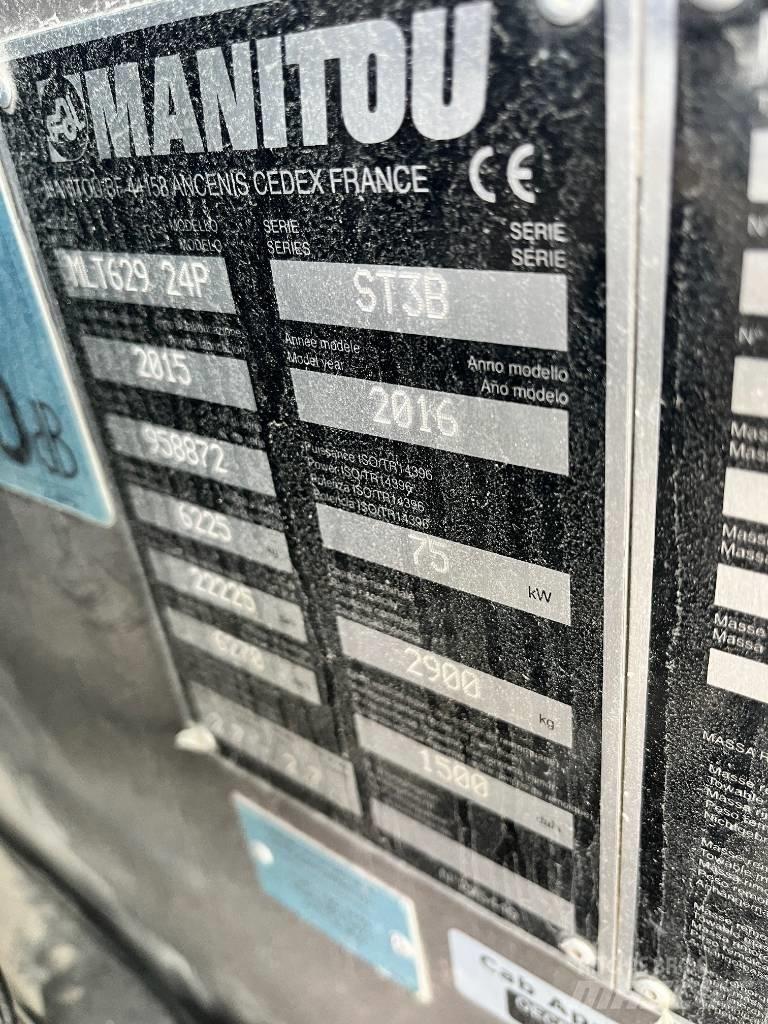 Manitou MLT 629 Teleskopické nakladače pre poľnohospodárstvo