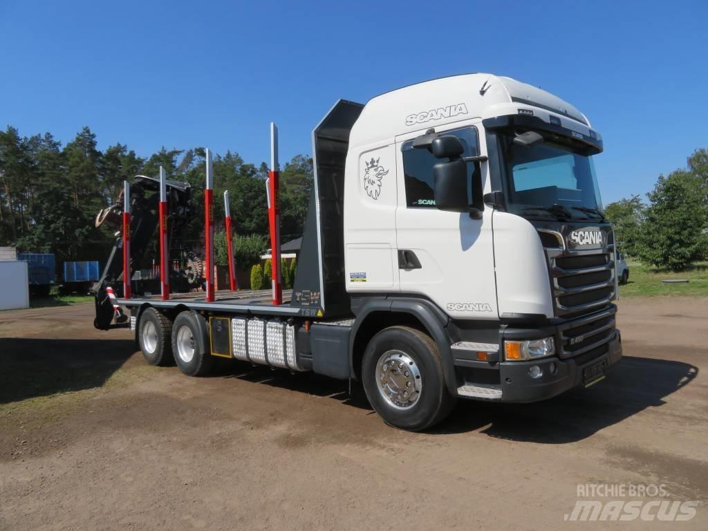 Scania G 450 Nákladné vozidlá na prepravu dreva
