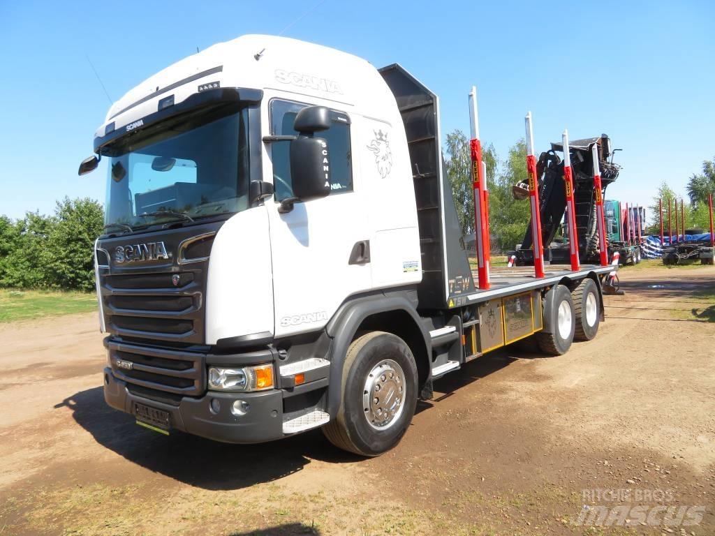 Scania G 450 Nákladné vozidlá na prepravu dreva