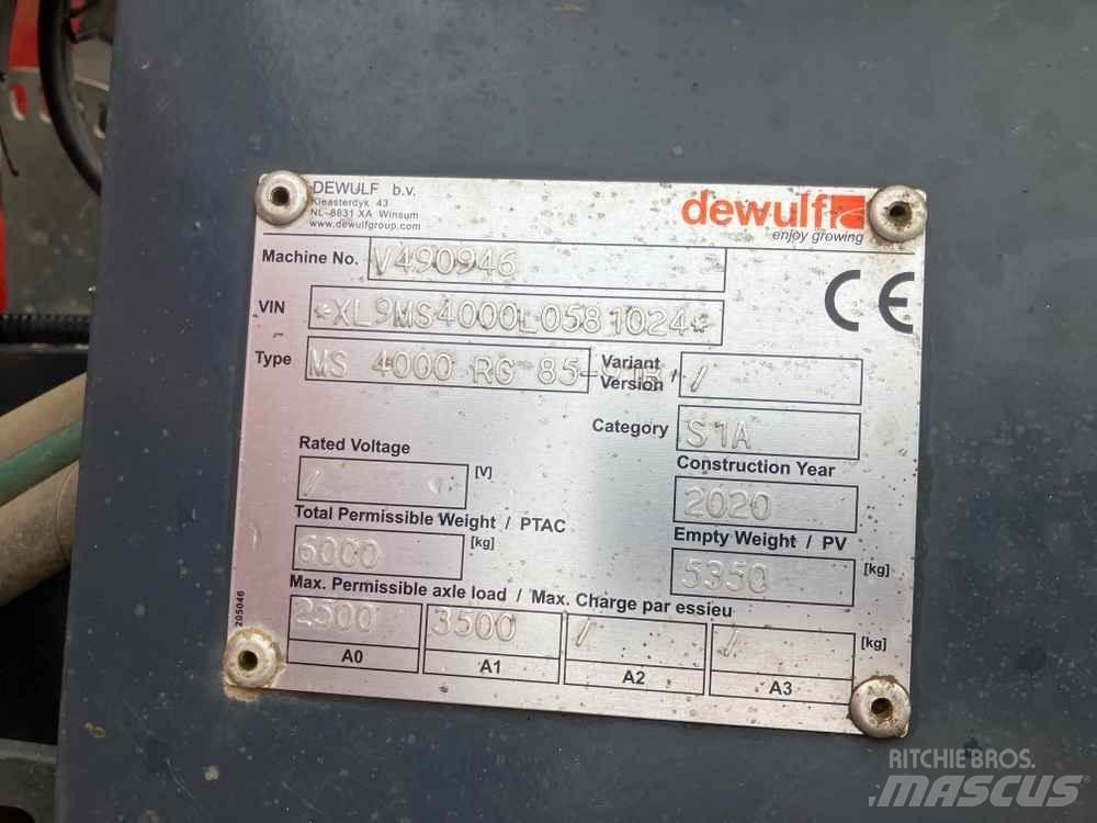 Dewulf MS4000 Sádzacie stroje na zemiaky
