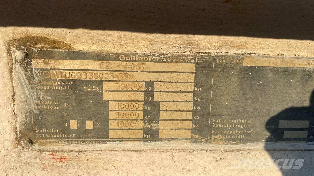 Goldhofer TU 3- 24/80 Nízko rámové nákladné automobily