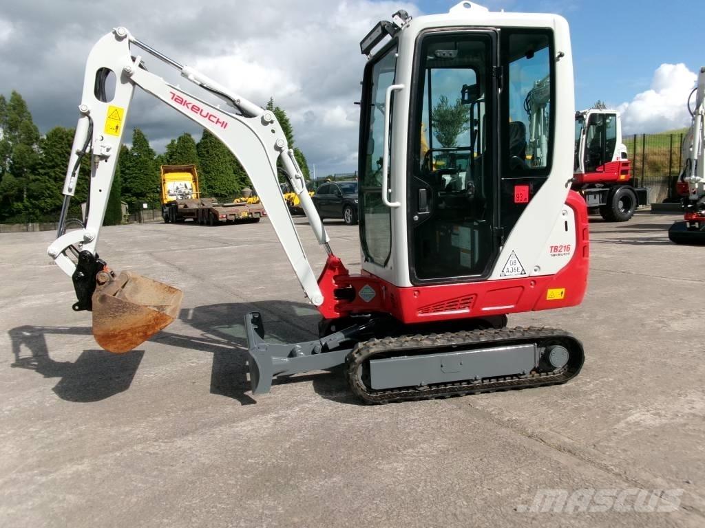 Takeuchi TB 216 Mini rýpadlá < 7t