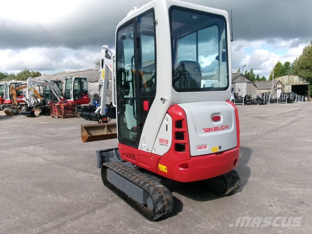 Takeuchi TB 216 Mini rýpadlá < 7t