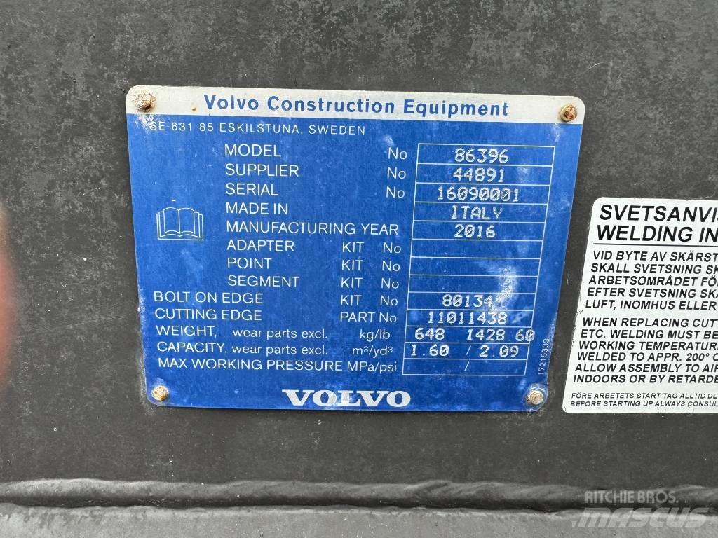Volvo 1.6m Bucket Lopaty
