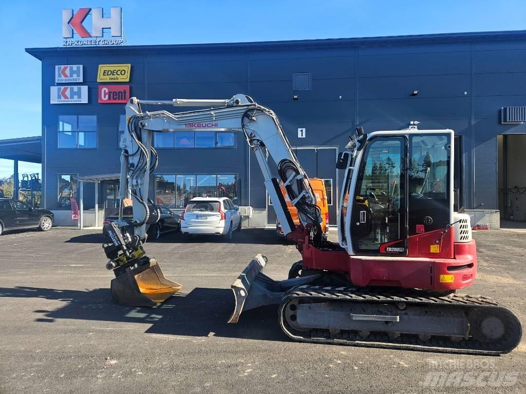 Takeuchi TB 280 FR Midi rýpadlá 7 t - 12 t