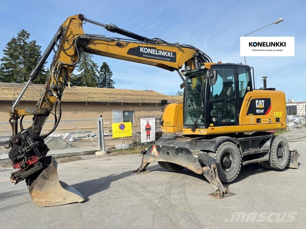 CAT 314 F Kolesové rýpadlá