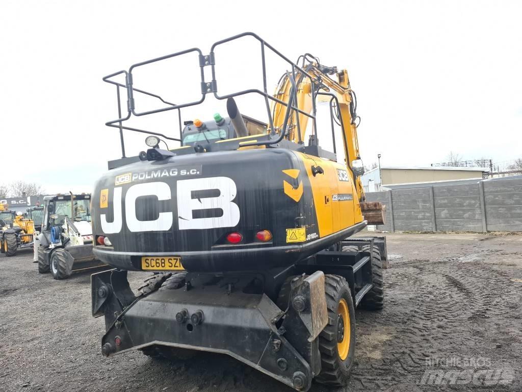 JCB JS 160 W Kolesové rýpadlá