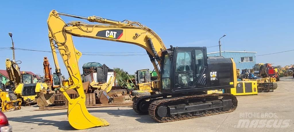 CAT 318FL Pásové rýpadlá