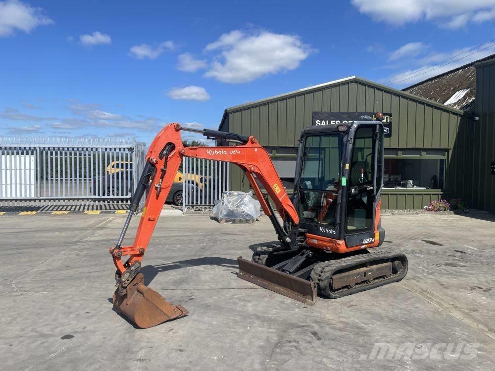 Kubota U 27-4 Mini rýpadlá < 7t