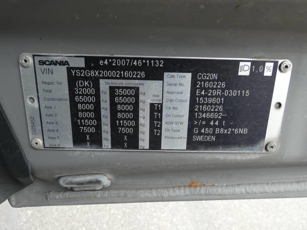 Scania G 450 Nákladné vozidlá bez nadstavby
